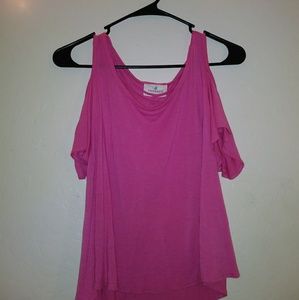 Dark pink shirt